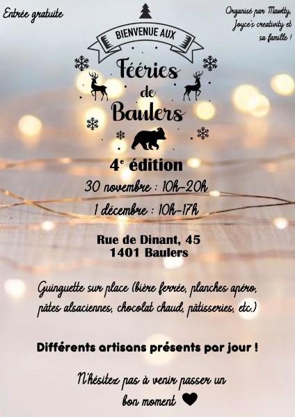 Les Fééries de Baulers, un marché de Noël à ne manquer sous aucun prétexte